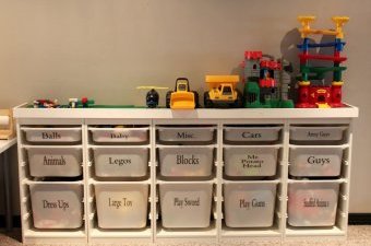 органайзеры для хранения игрушек в детской